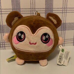 Plush Slo-Rise Critter “Pebbles” Keychain Animal squishable squeezable figit